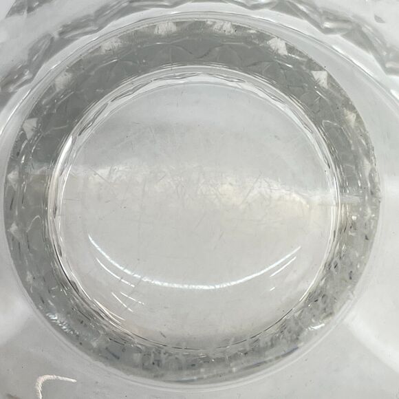 Vintage Lead Crystal Cut Glass Serving Bowl 5" X 4" Open Sugar Bowl Finger Bowl - Picture 9 of 11